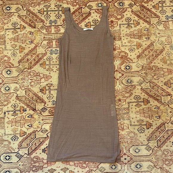 MM LAFLEUR taupe tunic tank XS - Picture 2 of 5